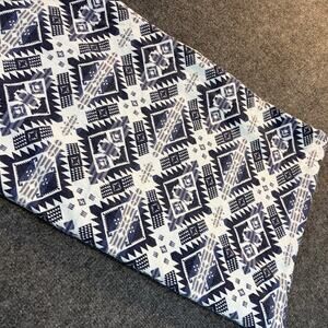 Pendleton Twin Cotton Flannel Sheet Set Blue Southwestern Aztec Lodge Bedding